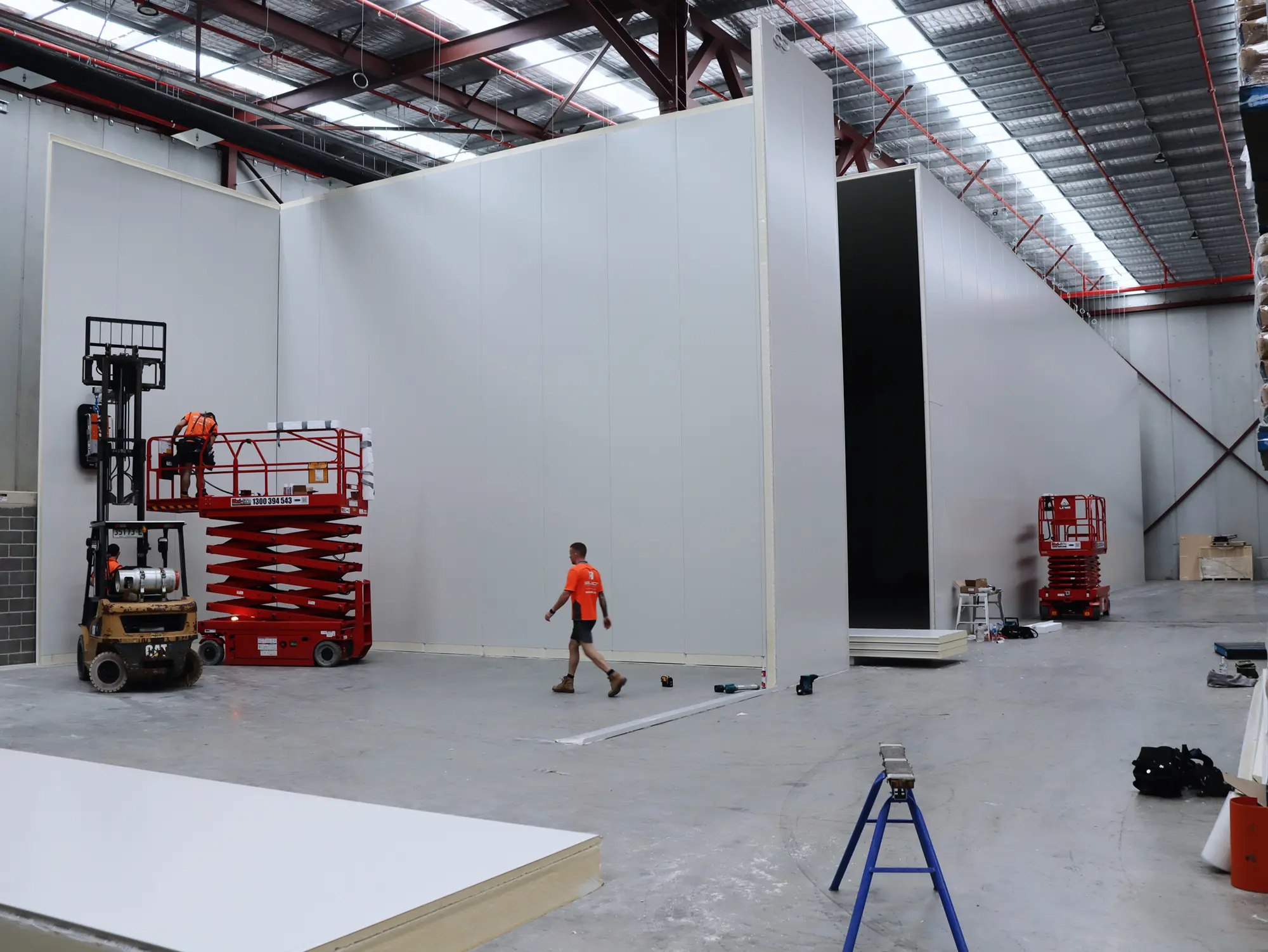 Chullora insulated panel project, coolroom construction photo 9
