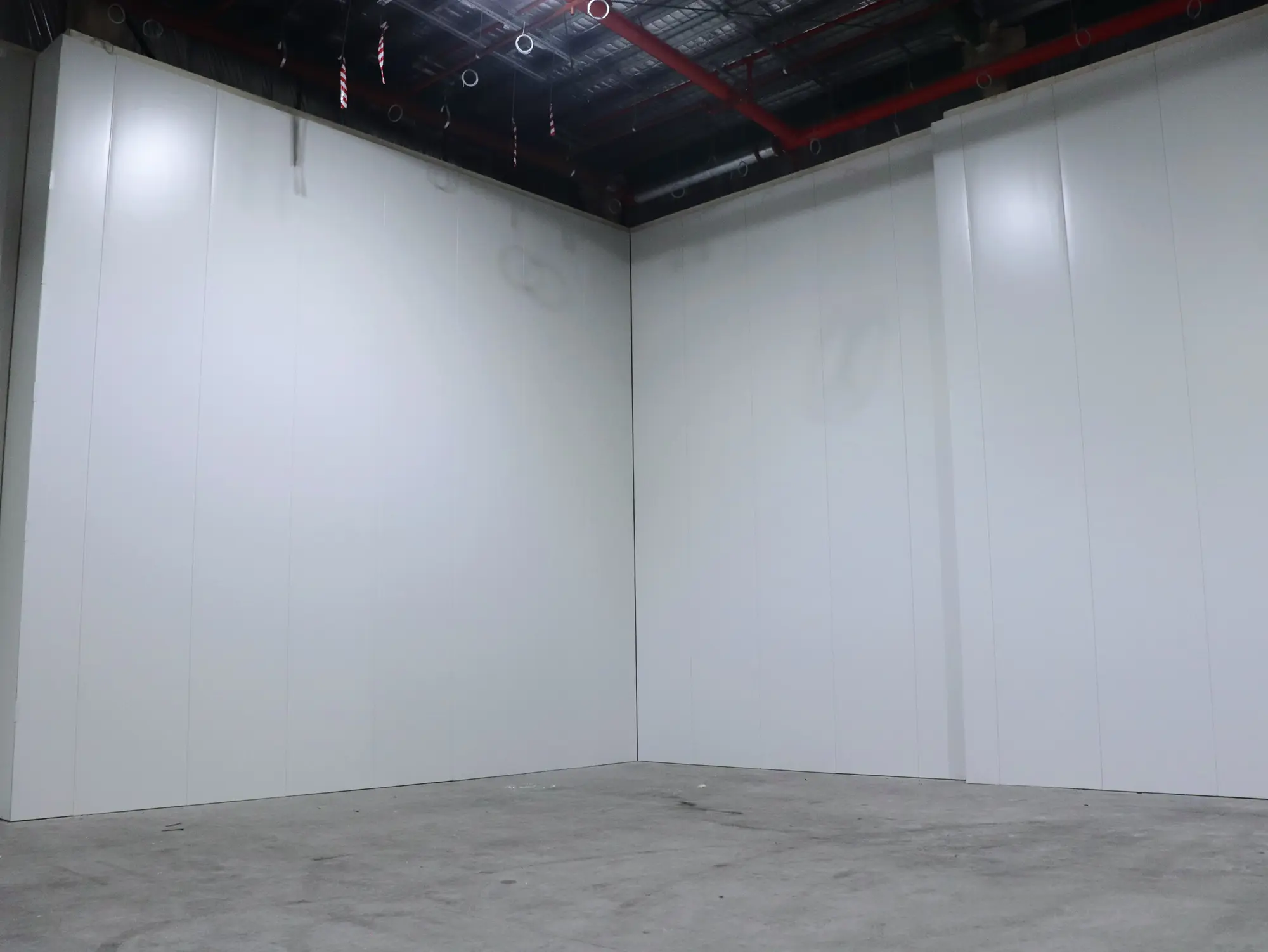 Sydney Markets Homebush cold storage project, panel installation photo 6